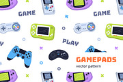 Game consoles, seamless pattern, a Pattern Graphic by Good Studio (Thumbnail 1 of 5)