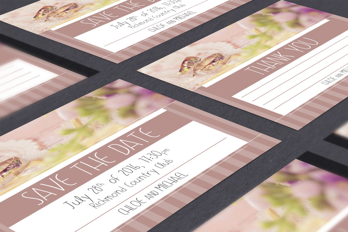 Wedding Set - Invitation & Branding, an Invitation Template by Elegrad Design Agency (Photo 9 of 10)
