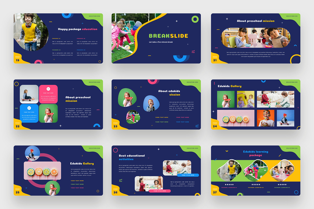 Kids Education Google Slides, a Presentation Template by BeadyLab (Photo 4 of 6)