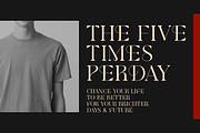 Modesfa - Modern Display Serif, a Serif Font by Almarkhatype (Thumbnail 5 of 10)