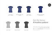 6x Women T-shirt Ghost Mock-ups Set, a Books & Magazine Mockup by Apparel_Mockups (Thumbnail 14 of 23)