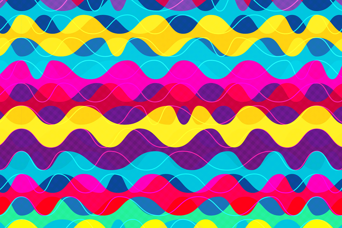 Psychedelic Patterns Pack, a Pattern Graphic by Gudiny (Photo 10 of 11)