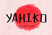 Yahiko Playful Handwritten Font, a Sans Serif Font by Formatika Studio (Thumbnail 1 of 6)