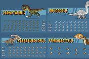 Prehistoric Game Sprites, an Illustration by pzUH (Thumbnail 3 of 6)