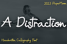 A Distraction: Handwritten Font