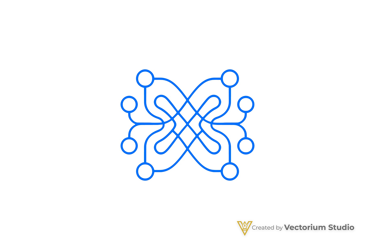 Abstract Network Connections Logo, a Branding & Logo Template by Vectorium Studio (Photo 6 of 16)