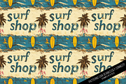 Retro Surfing Seamless Digital Paper, a Pattern Graphic by Chromolume Studio (Thumbnail 15 of 15)