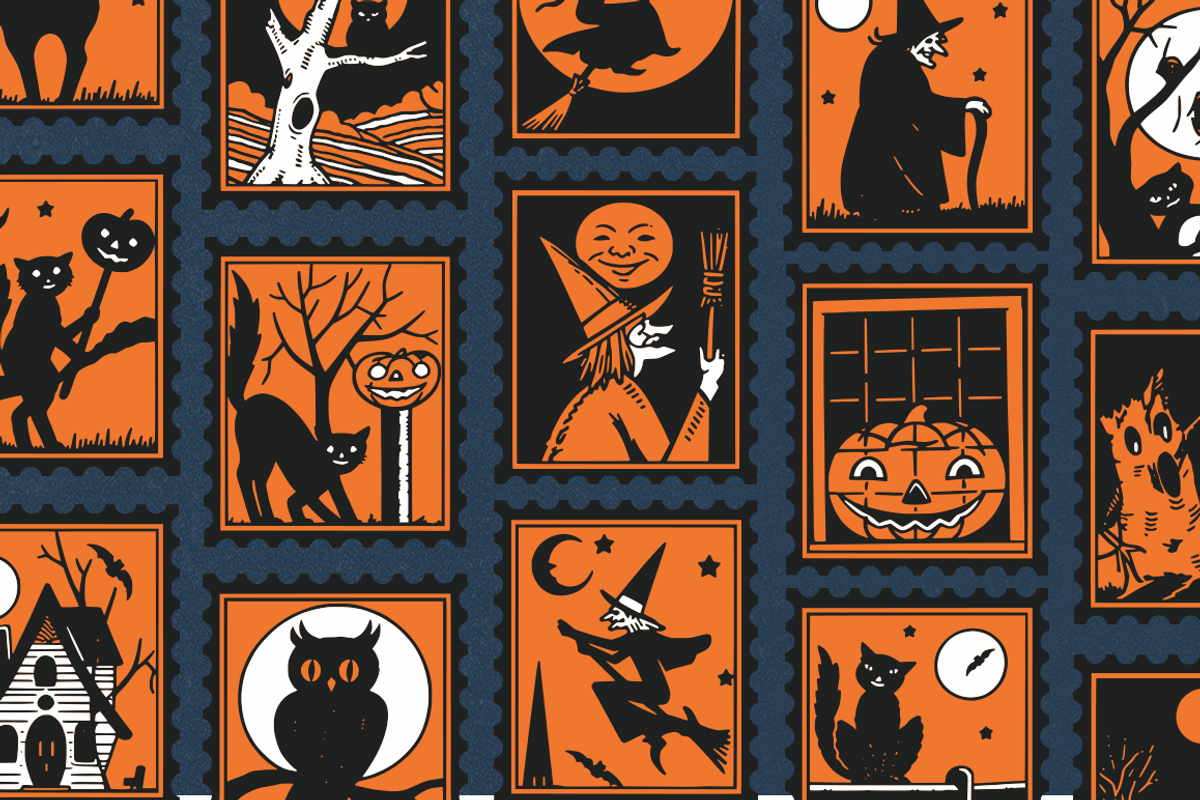 Creepy Stories: Halloween Graphics, a Seasonal Illustration by Retro Machine (Photo 9 of 14)