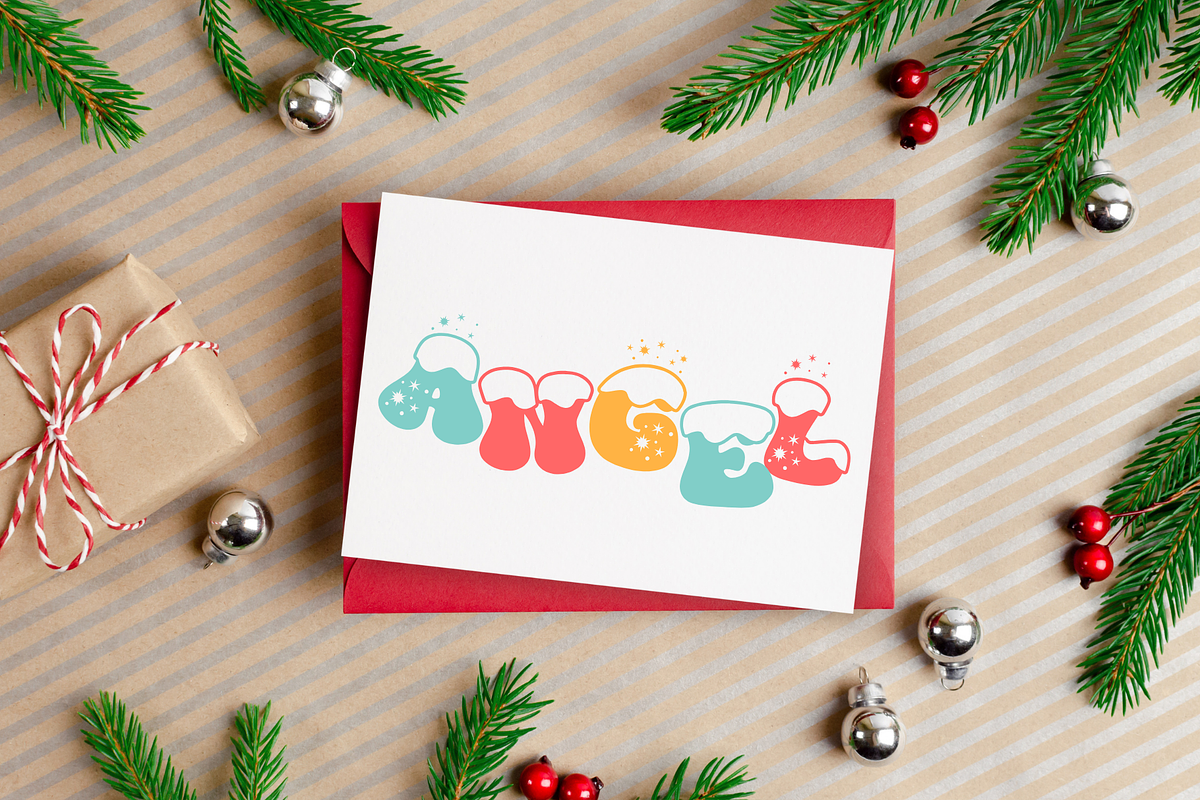 Winter Star is a cute Christmas font, a Handwritten Font by Brown Cupple (Photo 4 of 7)