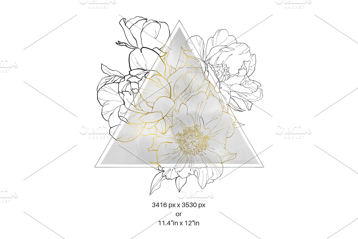 Floral Tattoo Set, an Object Graphic by VictoriaKStudio (Photo 2 of 6)