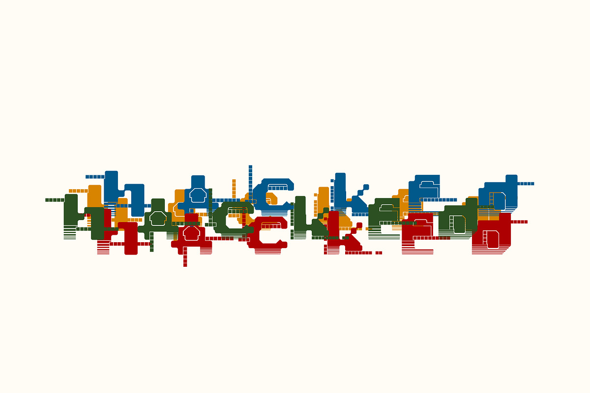 Hacked Font preview 3