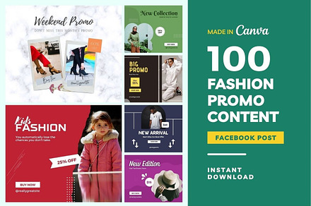 Fashion Sale Content Facebook Posts
