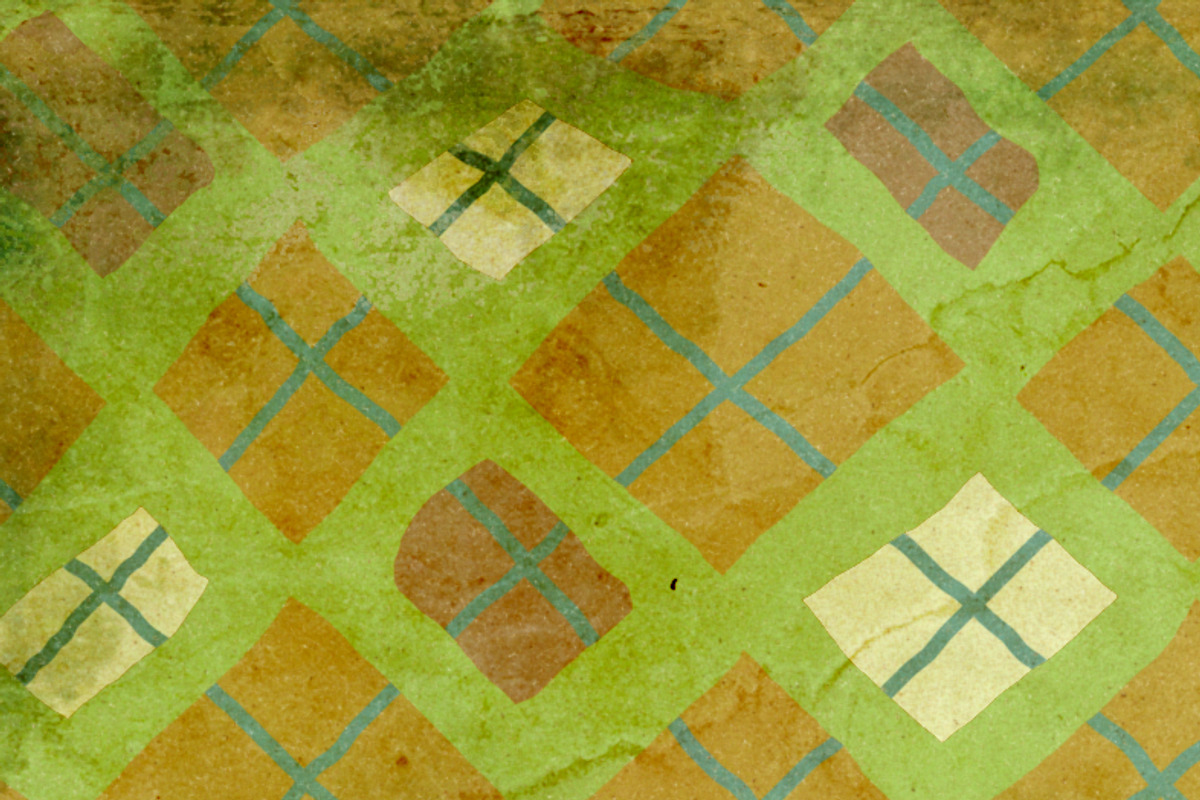 Green Brown Gingham Pattern preview 5