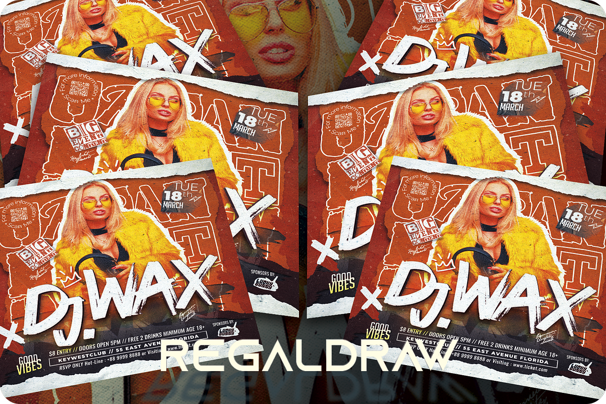 DJ Flyer, a Flyer Template by regalDRAW (Photo 3 of 3)