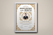 Gold Employee of the Month, a Stationery Template by Aarley Kaiven (Thumbnail 1 of 2)