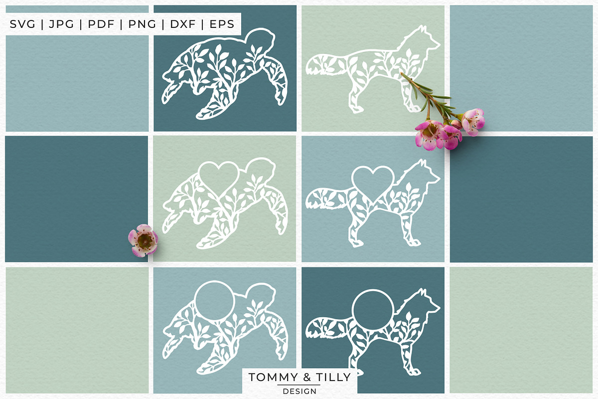 Foliage Animals Bundle - Overlay SVG, an Object Graphic by Tommy & Tilly Design (Photo 9 of 12)