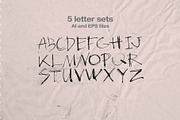 Scribbles 560+Lines, Letter Sets, an Object Graphic by Marie T (Thumbnail 11 of 15)