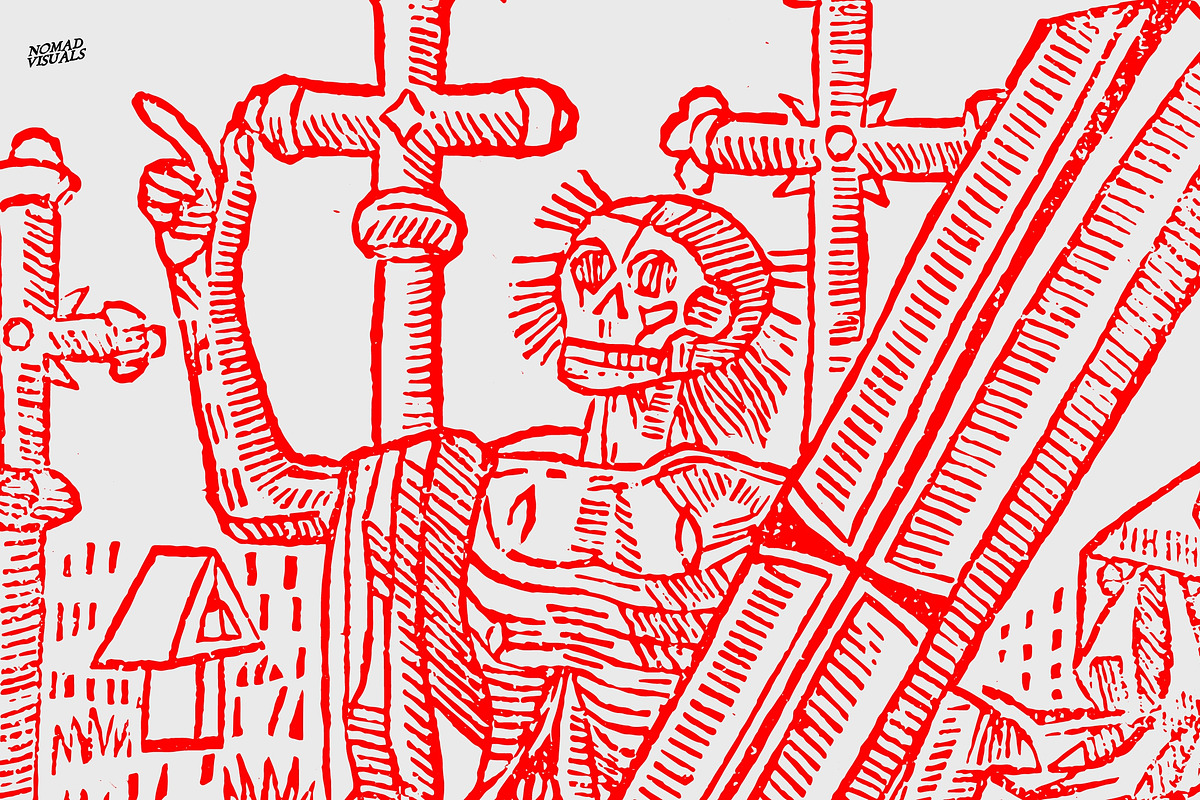 The Great Dance of Death, an Illustration by Nomad Visuals (Photo 12 of 19)