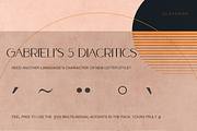 Gabrieli - Fancy Modern Sans Display, a Sans Serif Font by Cloverons (Thumbnail 13 of 14)