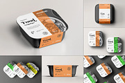 Square Food Container Mock-up, a Packaging Mockup by zippypixelstudio (Thumbnail 1 of 14)