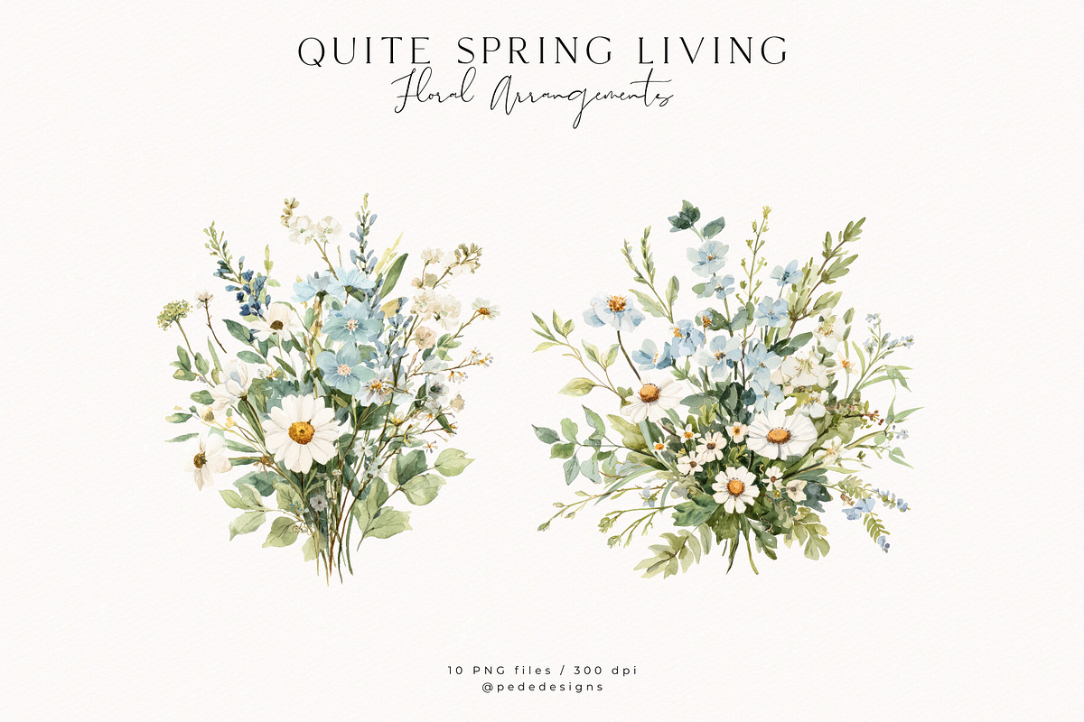 Quite Spring Living Collection, a Seasonal Illustration by PeDe Designs (Photo 14 of 27)