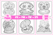 Pocket Word Coloring Book, a Decorative Illustration by Coco Bloom (Thumbnail 2 of 3)