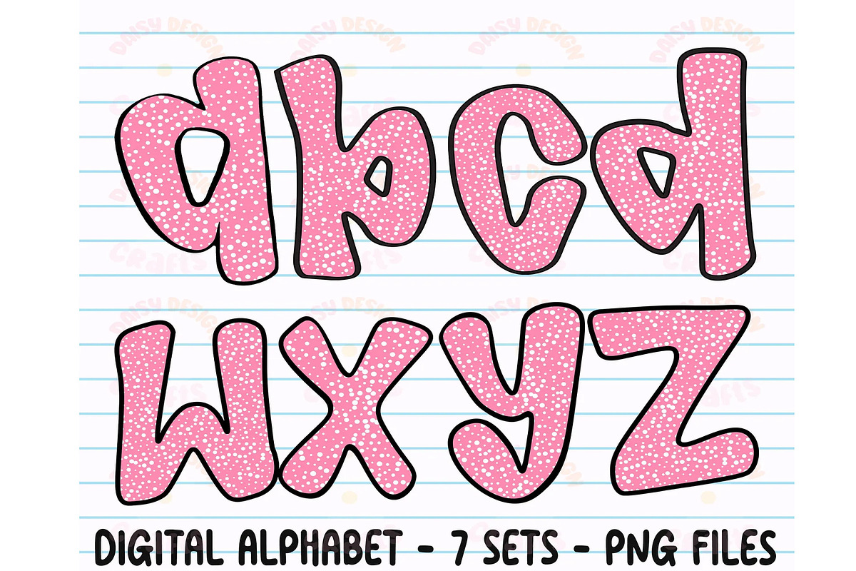 Preppy Retro Back to School Alphabet, an Object Graphic by RETROVIBZDESIGNS (Photo 3 of 8)