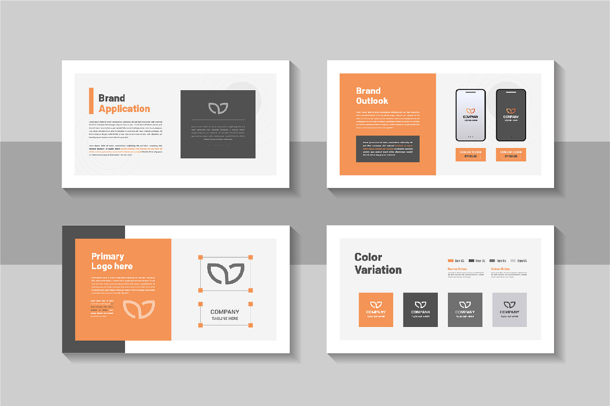Modern brand guideline pitch deck, a Presentation Template by Pavel_design (Photo 3 of 4)