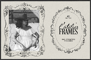 L’Atelier Vintage Ornamental Frames, an Object Graphic by lerinartstudio