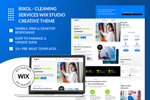 Wix Studio - Cleaning Services Theme