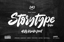 Storytype - Dirty Brush Font
