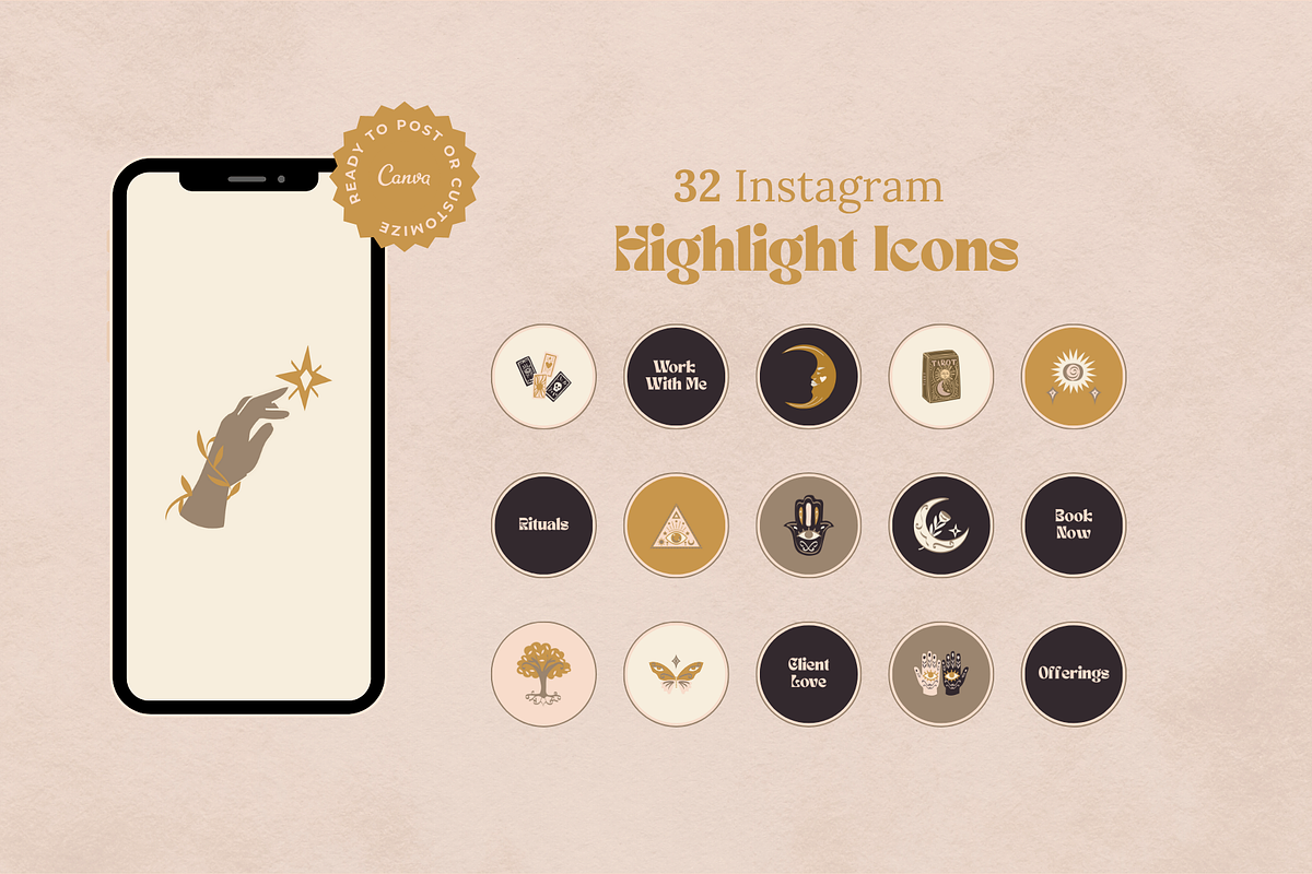 Spiritual Instagram Highlight Icons, an Icon by Liseno Designs (Photo 1 of 6)