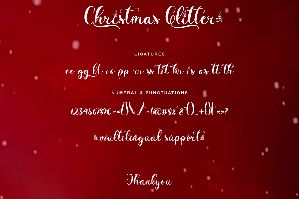 Christmas Glitter, a Script Font by Yoga Letter (Photo 8 of 8)