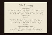 The Fioresque Handwritten Font, a Script Font by Calamar Studio (Thumbnail 19 of 19)