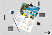 Travel Agency Flyer Template, a Flyer Template by Aam360 (Thumbnail 3 of 3)