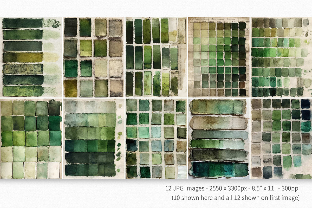 Forest Swatches, a Decorative Illustration by rileyBgraphics (Photo 2 of 6)