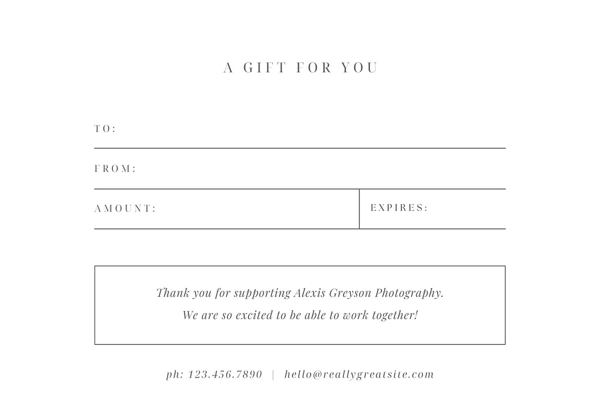 Gift Certificate Template for Canva, a Flyer Template by roselindoco (Photo 4 of 4)