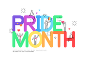 Pride month. Event templates., a Branding & Logo Template by V2.GRAPHICS (Thumbnail 2 of 8)