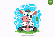Set of cute cartoon animals_02, an Animal Illustration by KENO Mascots (Thumbnail 9 of 11)