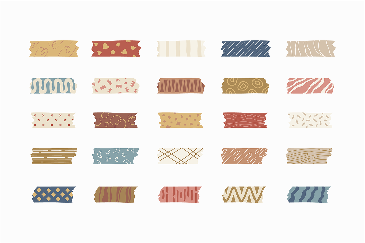 Vintage Washi Tape Illustration, an Object Graphic by Jump Studio (Photo 4 of 4)