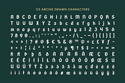 CS Archie Drawn, a Sans Serif Font by Craft Supply Co. (Thumbnail 8 of 8)