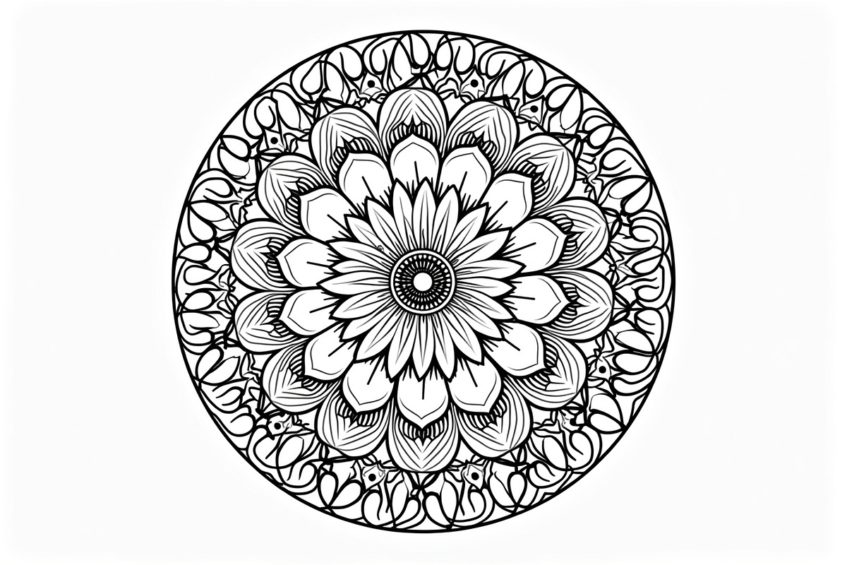 Elegant Hand-Drawn Mandala Designs B, an Object Graphic by BIPLOB EXPERT (Photo 8 of 14)