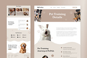 PetPals - Pet Care Website, an UI Kit Template by peterdraw (Thumbnail 5 of 5)