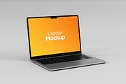 5 Macbook Air M2 Mockups, a Mac Mockup by DreamVisuals (Thumbnail 4 of 5)