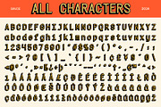 CS Diego Mono 3D, a Sans Serif Font by Craft Supply Co. (Thumbnail 8 of 8)