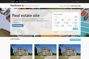 Real Estate Responsive Bootstrap