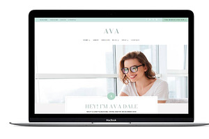 Ava Divi Business Coaching Theme