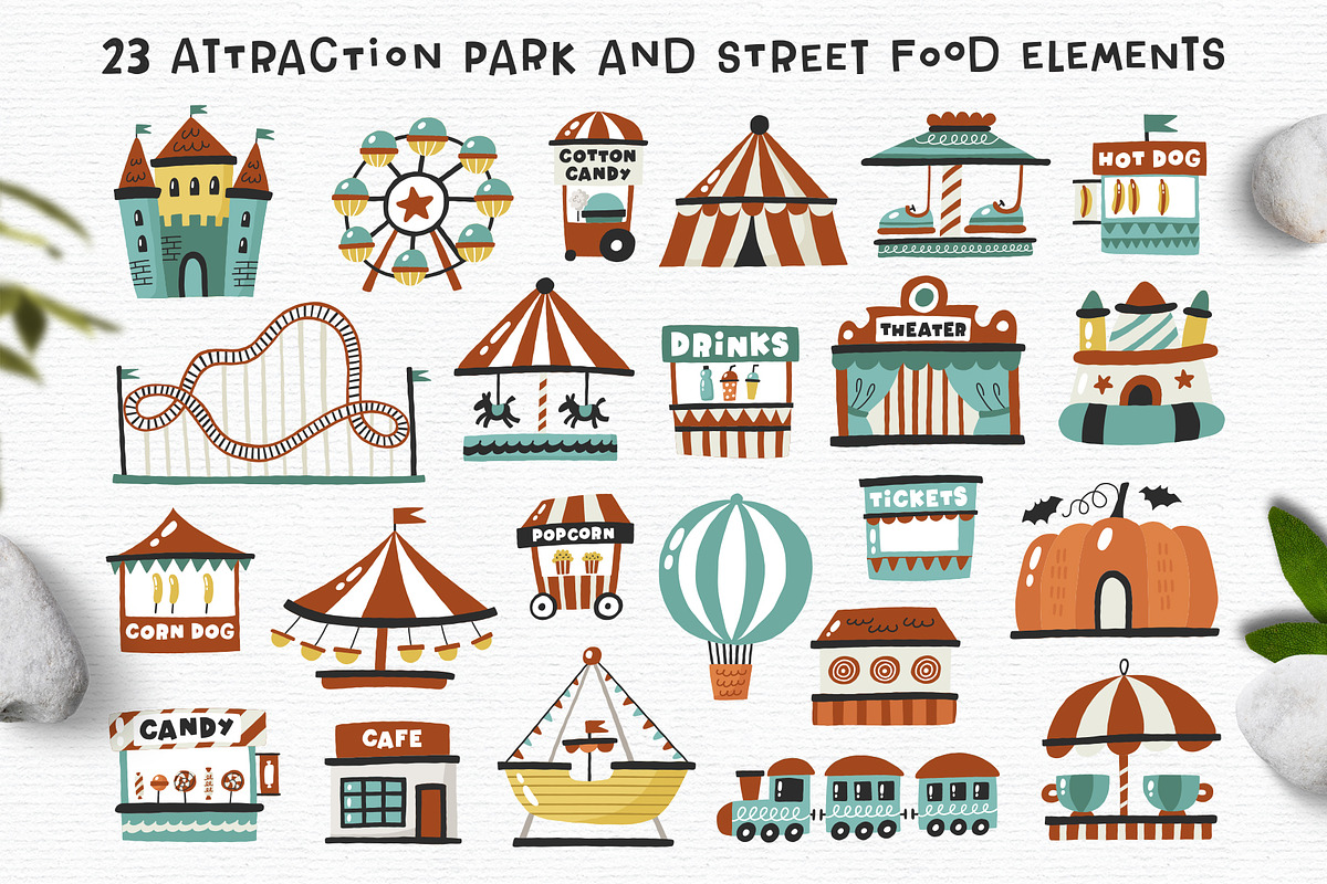 Amusement park. Map creator, a Background Graphic by Murvin (Photo 2 of 9)