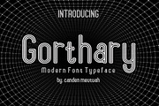 Gorthary, a Slab Serif Font by Canden Meutuah (Thumbnail 1 of 6)