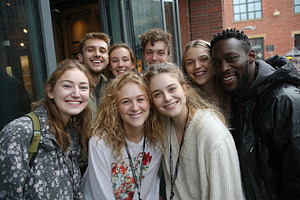 Happy Diverse Friends Group, a Person Photo by Ales Munt